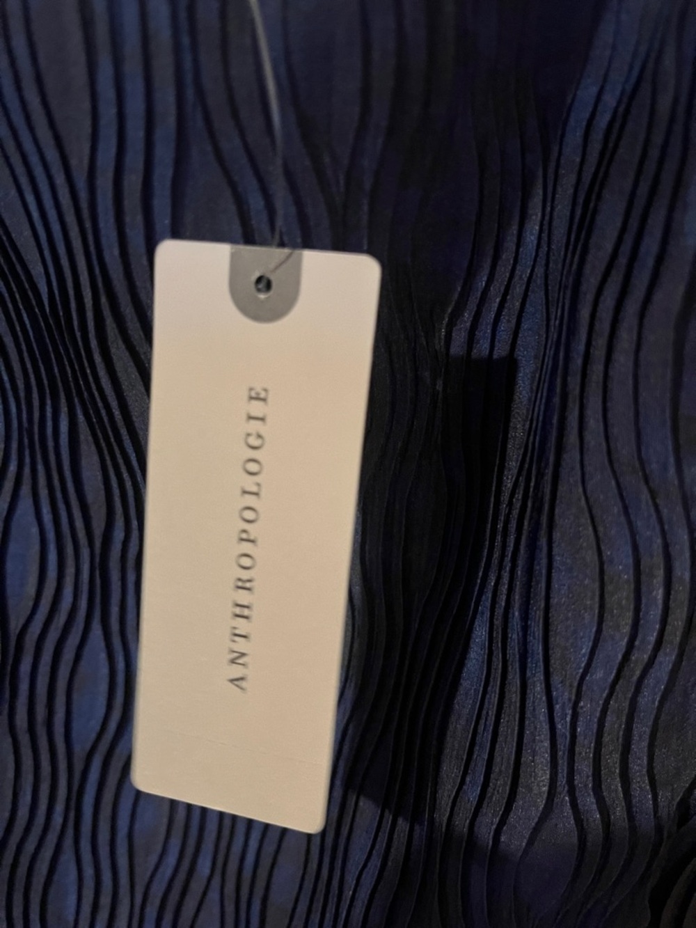 Hutch Anthropologie NWT Blue Romper Dress Look Adjustable Straps Smocked Back M - Picture 8 of 8